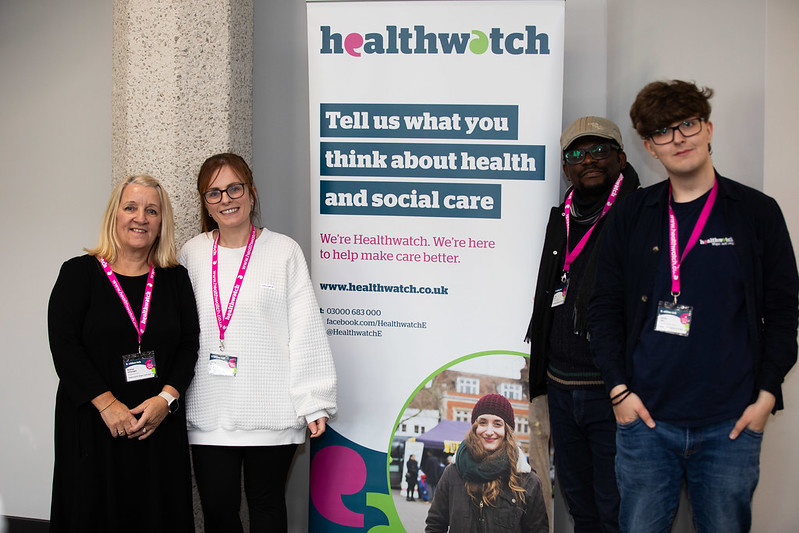 A group of Healthwatch staff members 