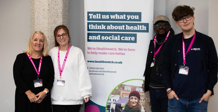 A group of Healthwatch staff members