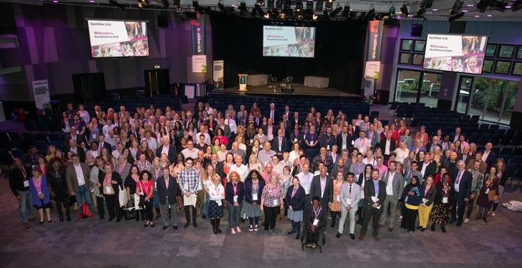Group photo of delegates from conference